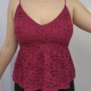 Abercrombie Peplum Tank